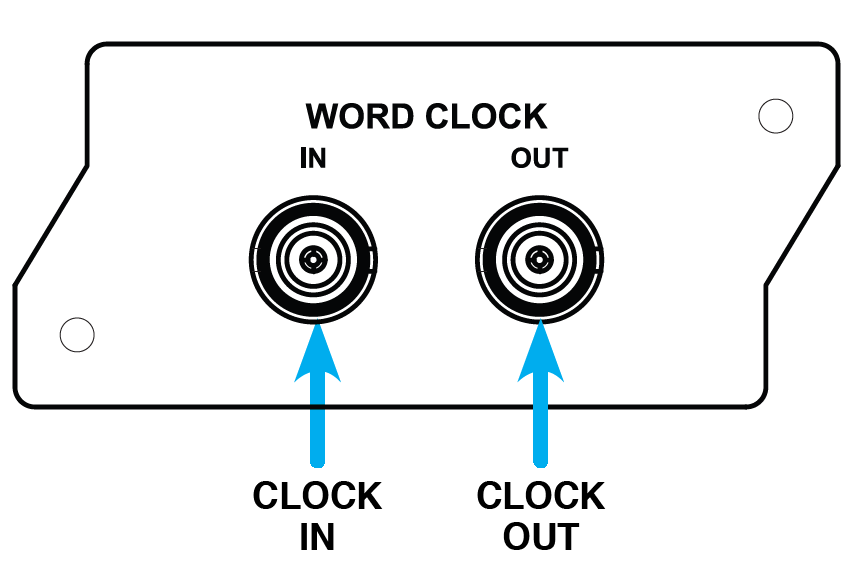 Word Clock Card Drawing